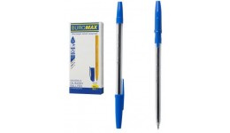 Ручка кулькова BUROMAX 8118-01 синя 0 7мм (50 шт. в упаковці)/500