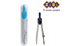 Циркуль ZiBi 5301-14 BASIS в футлярі   блакитний (1/12)