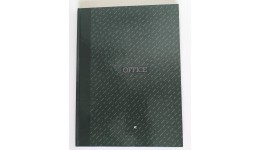 Ділова книга А4   96 арк Office notebook-4  Зелена обкладинка-тверда  лінія ТМ АртПринт (1)