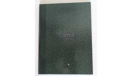 Ділова книга А4   96 арк Office notebook-3  Зелена обкладинка-тверда  лінія ТМ АртПринт (1)