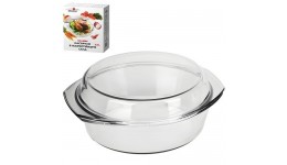 Термоскло каструля з кришкою 2.0л MS-0083