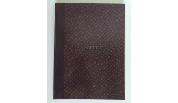 Ділова книга А4   96 арк Office notebook-3 Бордова обкладинка-тверда  лінія ТМ АртПринт (1)