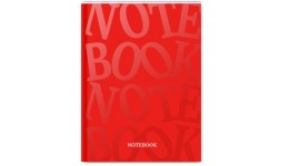Ділова книга А4   96 арк Pantone літери-1 Червона обкладинка-тверда  клітинка ТМ АртПринт (1)