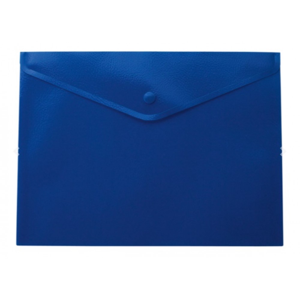 Папка-конверт А4 на кнопці BUROMAX 3925-02 синя (6 шт. в упаковці) /120