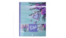 Канцелярська книга А4 BUROMAX 2400-306 тв. обкл. 96арк. клітинка  ROMANTIC  (1/8)