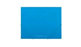 Папка на гумках А5 BUROMAX 3902-14 пластикова  Barocco  блакитна (1)