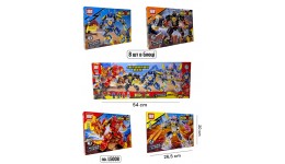 Конструктор NINJAGO L5008  188-195 дет.  4 види  8шт.в блоці