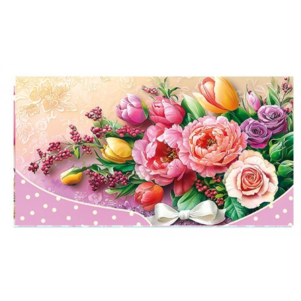 Конверт для грошей 0118  Без напису   (10 шт в упаковці)