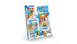 Водна розмальовка AQUA Painter 01 Песик бавиться(4 картинки+блискуча мозаїка) (18)TM Danko Toys