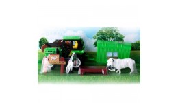 Трактор інерційний з набором (фермер фургон тварина) коробка 26*11 5*12 5 см
