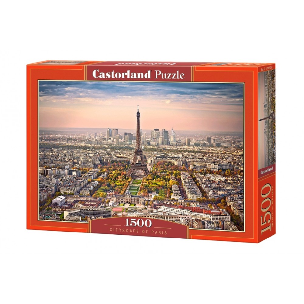 Пазл Касторленд 1500 (1837) Пейзаж Парижа 68*47 см