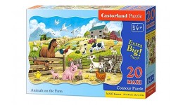 Пазл Касторленд   20 maxi (429) Тварини на фермі