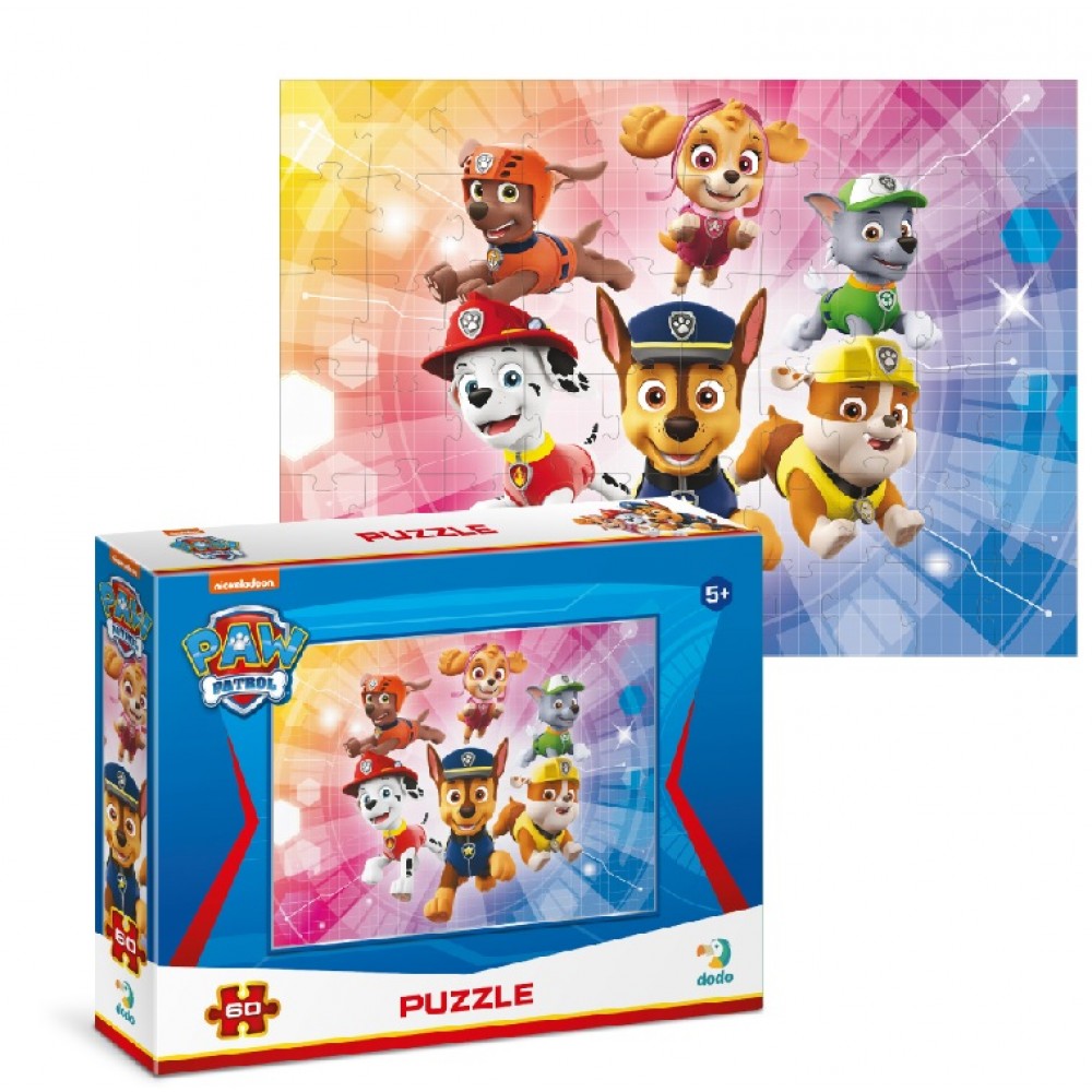 Пазл   60 ел  200146 Paw Patrol  в коробці р.18х24х4см (dodo)