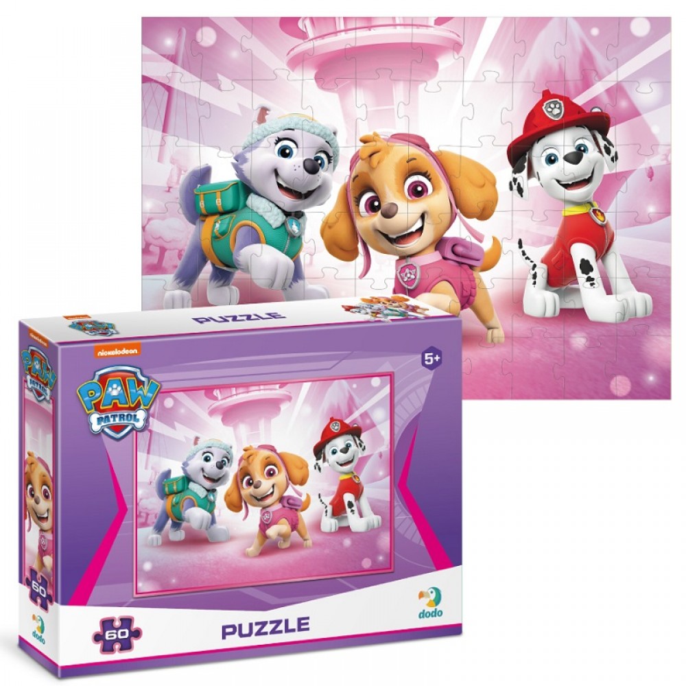 Пазл   60 ел  200148 Paw Patrol  в коробці р.18х24х4см (dodo)