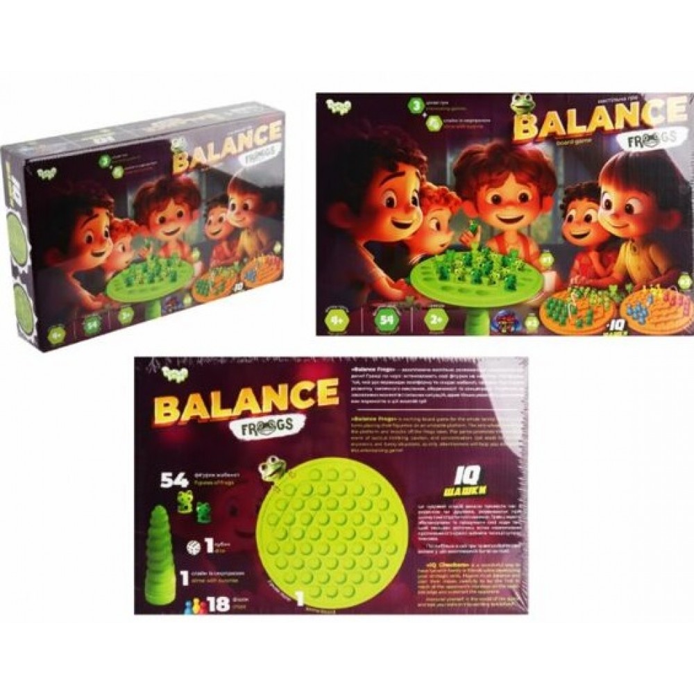 Гра настільна розвиваюча  Balance Frogs  Велика BaIF-01 TN Danko Toys (1/5)