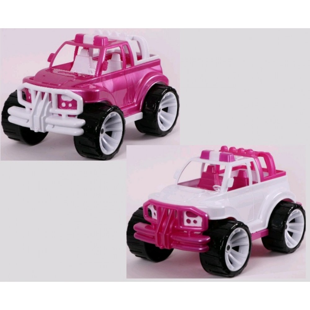 Автомобіль Джип позашляховик для дівчинки арт.339 рожевий БАМСІК 44*22*20 см