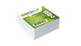 Блок паперу Fresh Up FR-1411 для нотаток білий не клеєний 80х80х40мм (1/24)