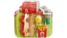 Продукти набір Фаст-фуд 100-524  на листі KINDER WAY