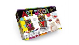 Барельєф розфарбуй фігурку  ART DECOR  ARTD-01-02U акрил.фарби пензлик 23х28х6см ТМ Danko toys