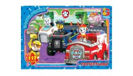 Пазли G-Toys  117 елем  Paw Patrol (Щенячий патруль)0838  19*14*3 см  в коробці+плакат