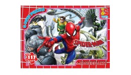 Пазли G-Toys  117 елем  Людина-павук 890  19*14*3 см  в коробці+плакат
