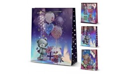 Пакет подарунковий дитячий S  Bear  18*23*8см R95528-S 12 шт. в упаковці