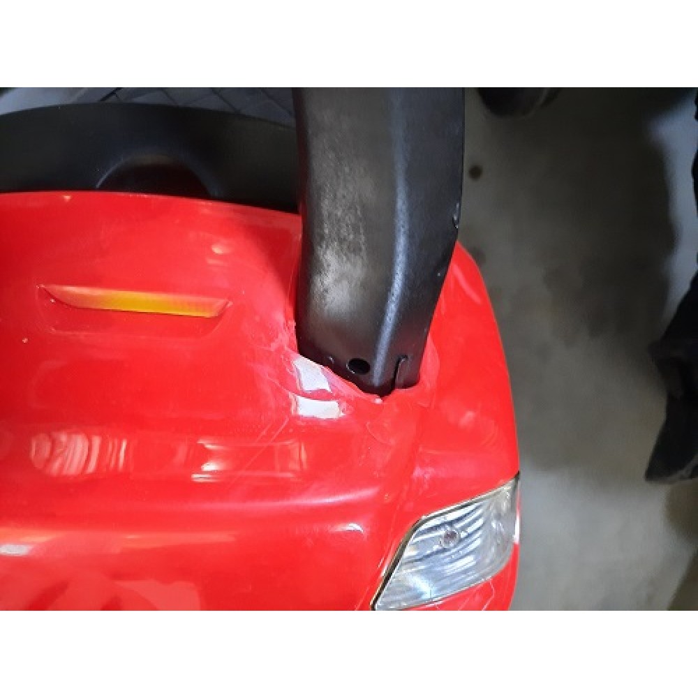 Пошкоджене кріплення Каталка Дитяча 2-005 ЧЕРВОНИЙ 680*320*320  COLORplast
