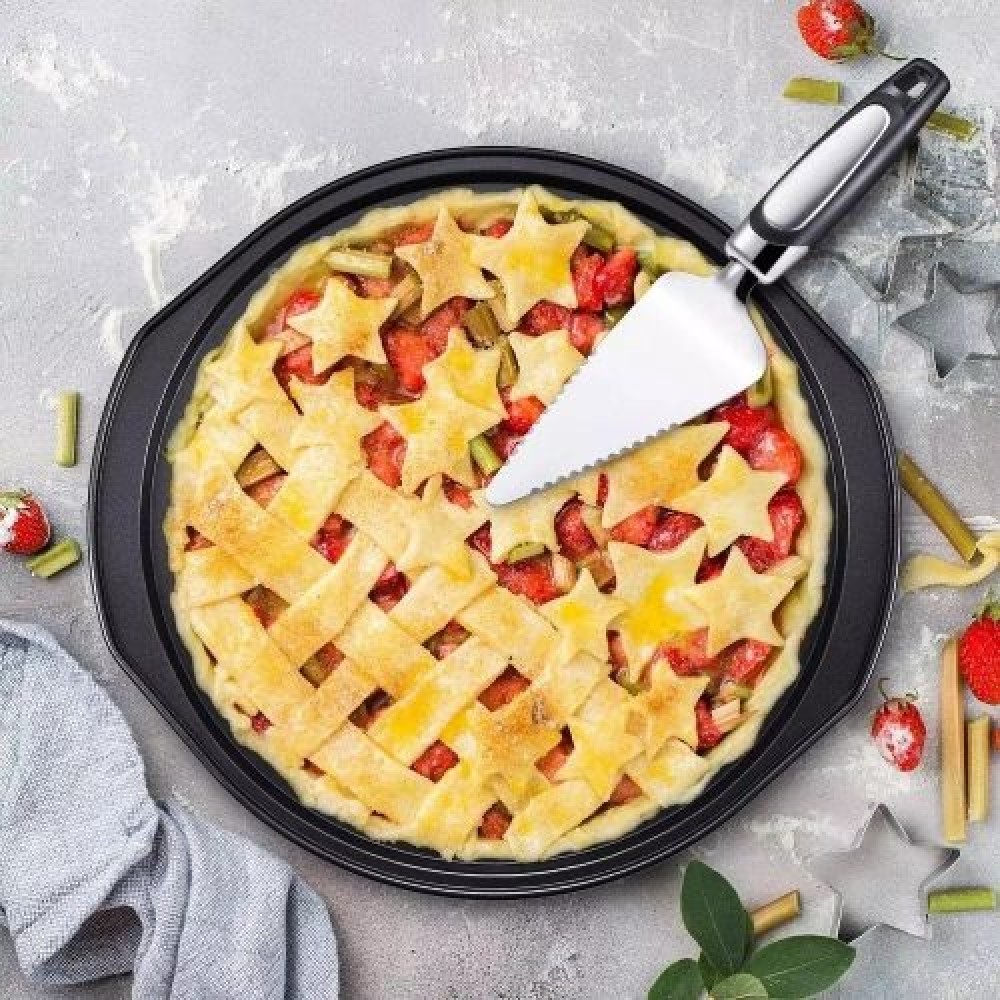 Форма для піци з дірочками  Proffi  d36*33.5*1см MH-0495N вуглецева сталь з антипригарним покри