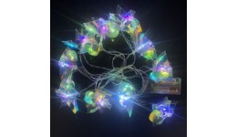 світлодіодна гірлянда 200 см Foil R96310 10led на батар. (2АА)
