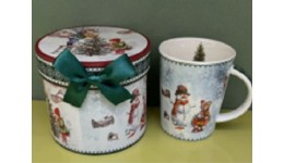 Чашка новорічна Christmas fun R33341 320 мл порцеляна в подарунковій упаковці