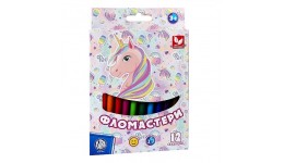 Фломастери ASTRA 12 кол 314022003 Unicorn (1/12) На водній основі Без запаху