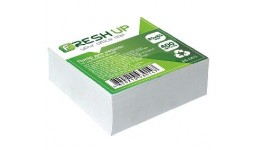 Блок паперу Fresh Up FR-1211 для нотаток білий не клеєний 85х85х400арк  (1/36)