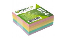 Блок паперу Fresh Up FR-3211 для нотаток класика не клеєний 85х85х400арк  (1/30)