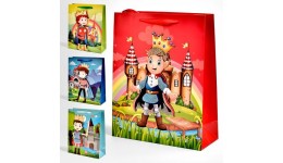 Пакет подарунковий дитячий L  Little prince 3D  30*40*12см R91217-L 12 шт. в упаковці