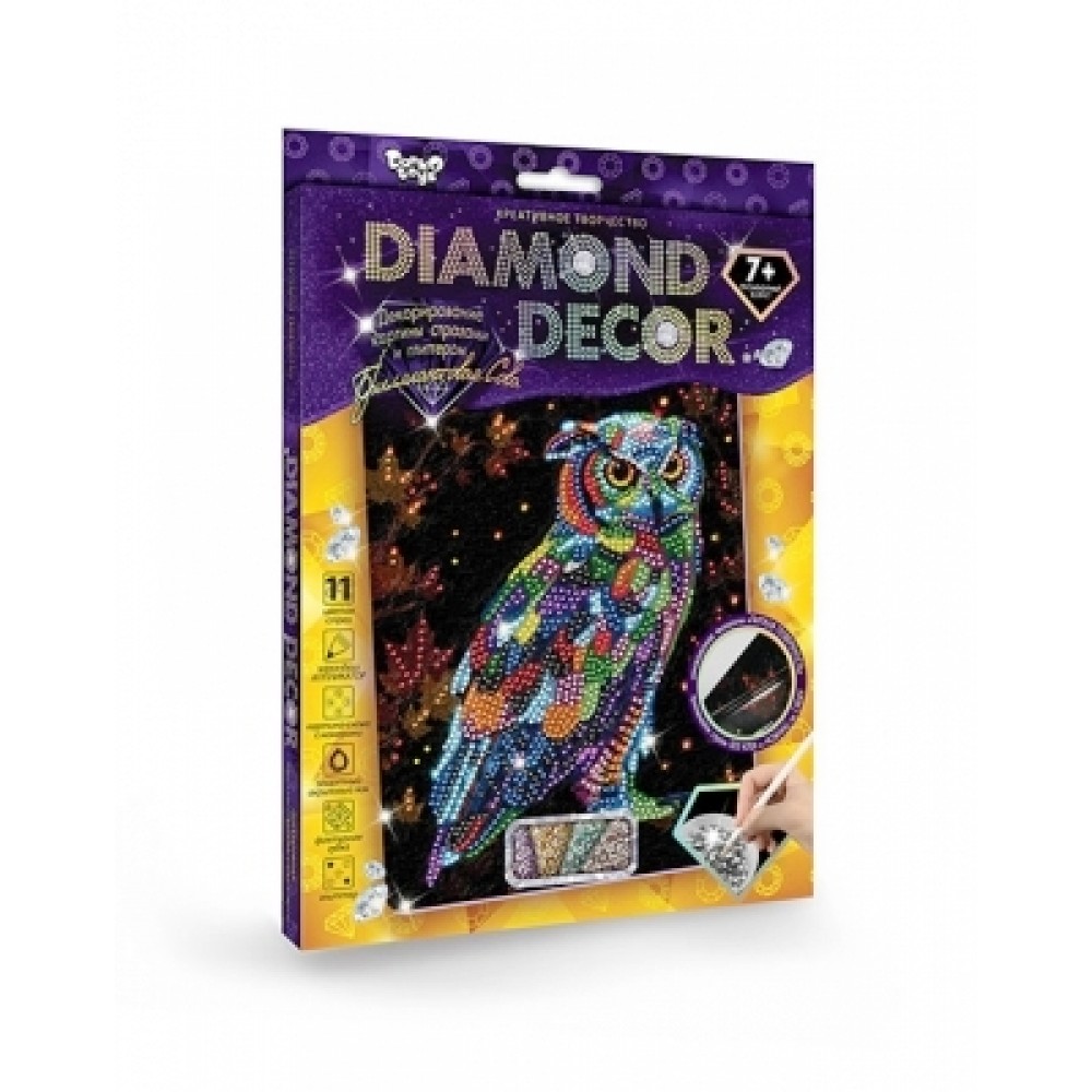 Декорування стразами DIAMOND DECOR DD-01-09 Сова ДТ (1/20)