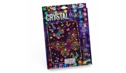 Мозаїка з кольорових кристалів: CRYSTAL MOSAIC CRM-01-08 Метелики 21х30 см TM Danko Toys (1/10)