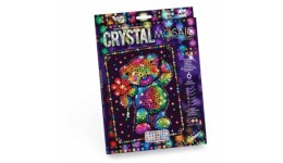 Мозаїка з кольорових кристалів: CRYSTAL MOSAIC CRM-01-05 Ведмедик 21х30 см TM Danko Toys (1/10)