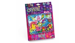 Мозаїка з кольорових кристалів: CRYSTAL MOSAIC kids CRMk-01-01 Поні і замок TM Danko Toys(1/10)
