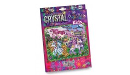 Мозаїка з кольорових кристалів: CRYSTAL MOSAIC kids CRMk-01-04 Поні р.30*21*1 5см TM Danko Toys