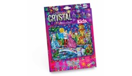 Мозаїка з кольорових кристалів: CRYSTAL MOSAIC kids CRMk-01-06 Попелюшка TM Danko Toys1/10)