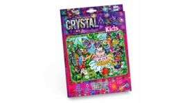 Мозаїка з кольорових кристалів: CRYSTAL MOSAIC kids CRMk-01-08 Феї з тортиком TM Danko Toys