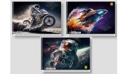 Альбом А4  30арк  Star для малювання спіраль 8525 (9 шт. в упаковці) /81