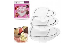 Форма для шоколаду акрил  Heart  10х12см R92199
