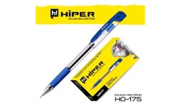 Ручка масляна HIPER HO- 175 Next 4км  синя 0 7мм (10 шт. в упаковці)/1000