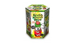 Набір для пророщування рослини Grass Monsters Head 04 (поливай і спостерігай)+Чарівний Біб ДТ