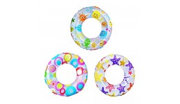 Круг надувний INTEX Lively Print Swim Rings 59241  61см