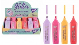 Текст-маркер YES 390791 Galaxy Glitter 1-5мм 4 кольори (12 шт.в упаковці)