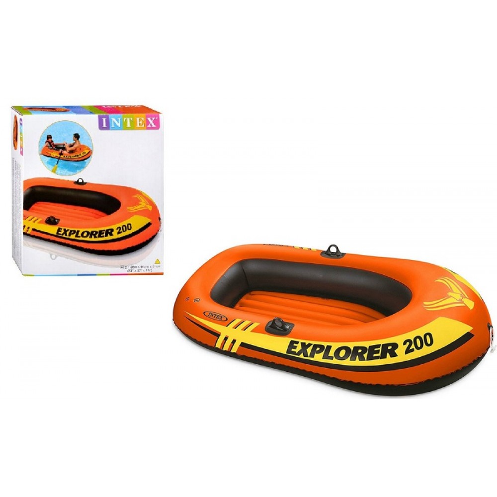 Човен надувний Intex 58330NP Explorer 200  185х94 см в коробці