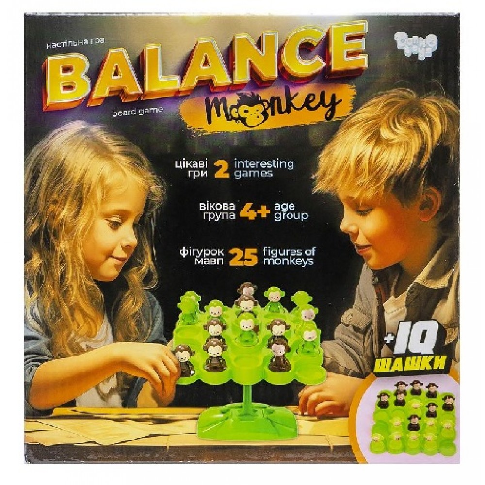 Гра настільна розвиваюча  Balance Monkey  TN Danko Toys (1/10)