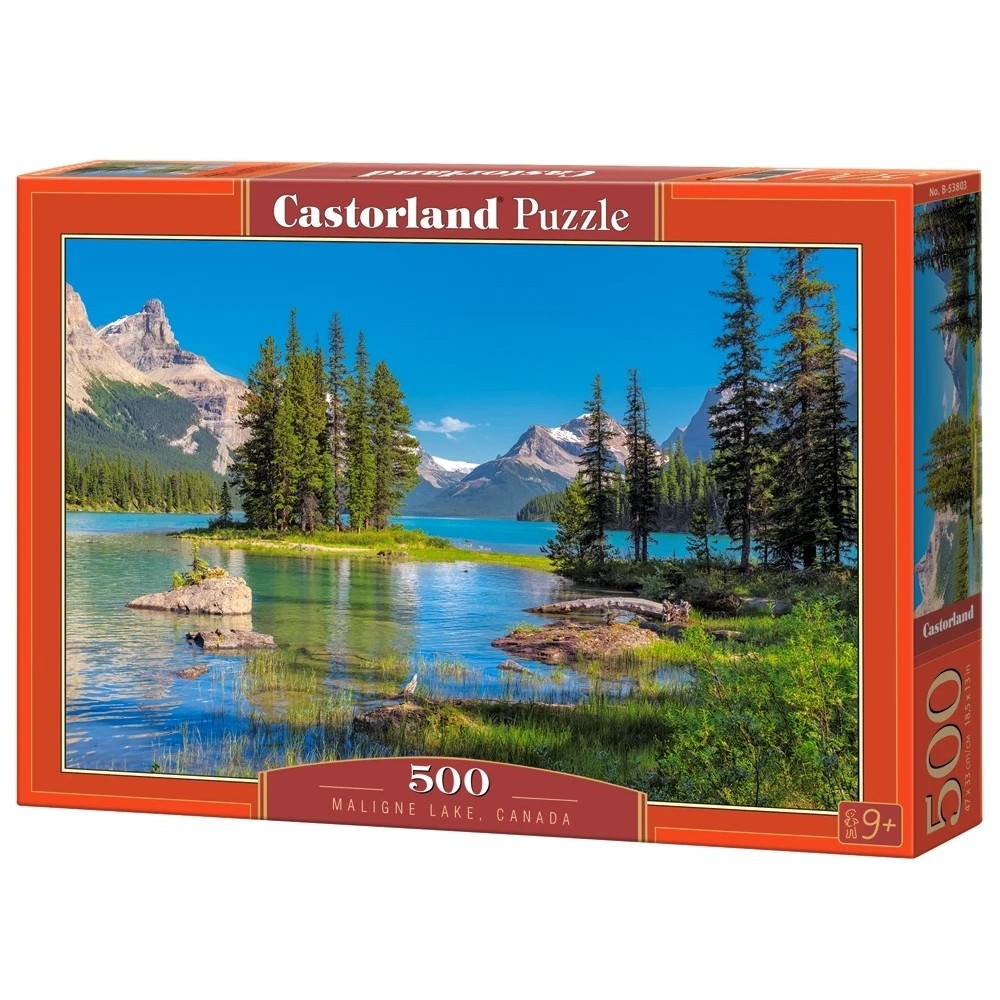 Пазл Касторленд  500 (3803) Озеро Малайн Канада 47*33 см